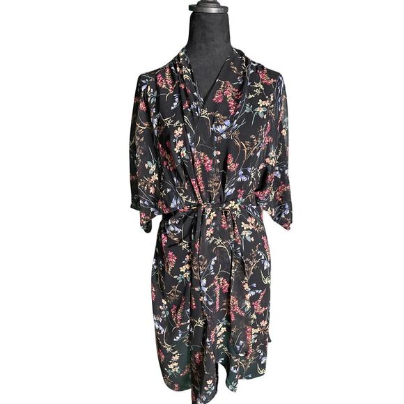 Vintage Ann Taylor Fantastics Sheer Floral Robe OS – Festival Layer - Picture 1 of 4